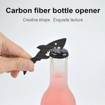 Carbon Fiber Beer Wine Bottle Opener Kitchen Gadgets Accessories Shark And AK47 Gun Attractive Appearance Design