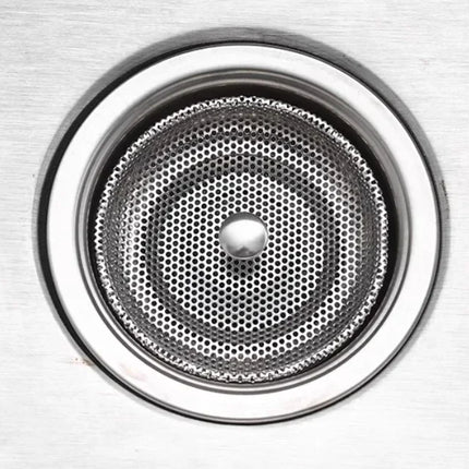 Waste Plug Kitchen Sink Strainer Replacement Basin Drain Filter Stainless Steel Shower Hair Catcher for Bathroom Accessories
