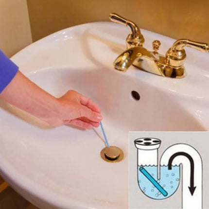3 pack Kitchen Sink Sewer Cleanser Remove Oil Pollution Washbasin Toilet Bathtub Pipe Cleaning Sticks Household Cleaning Product