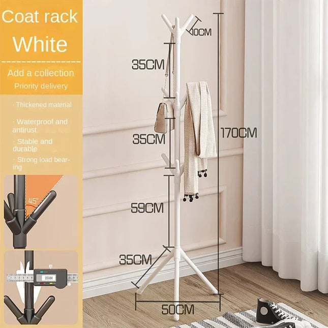 Floor-to-Floor Clothes and Hats Rack