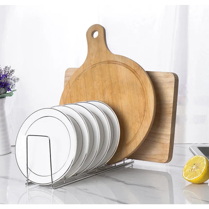 Stainless Steel Dish Drainer Rack Ociekacz Do Naczyn Kitchen Household Storage Organizer Drying Bowl Holder Simple Pot Lid Shelf