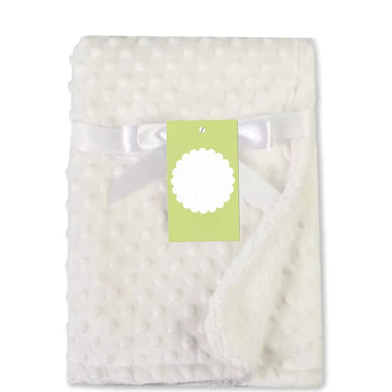 Newborn Baby Blankets Warm Fleece Thermal Soft Stroller Sleep Cover Cartoon Beanie Infant Bedding Swaddle Wrap Kids Bath Towel