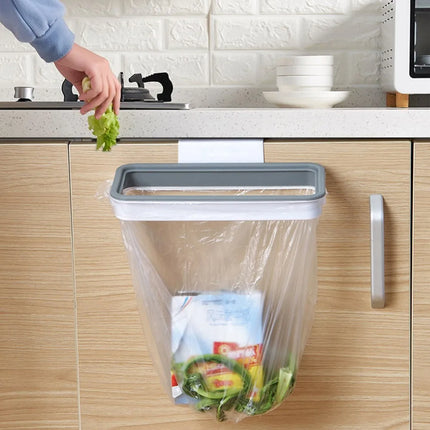 Kitchen Hanging Trash Can, Waste Bin, Garbage Rack, Tool Storage Holders, Trash Racks, Fashion Kitchen Cabinet Door Basket