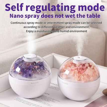Eternal Flower Humidifier Silent Night Light