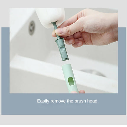 Removable Sponge Baby Cup Bottle Brush Kitchen Cleaning Tool Bottle Cleaning Cleaning Brush  ершик для бутылок