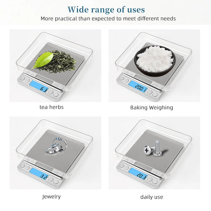 500g 0.01g LCD Digital Scale