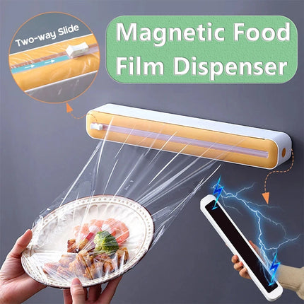 Magnetic Food Film Dispenser with Cutter