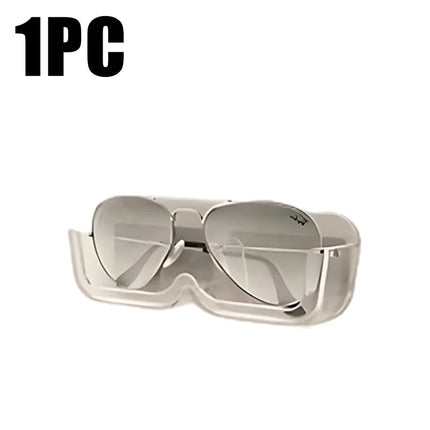 10PCS Eyeglasses Organizer Wall Mounted No-Punch Sunglasses Organizer Premium Sunglasses Display Case Home Storage