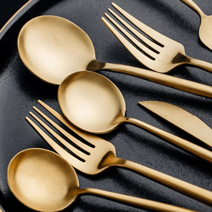 24pcs Stainless Steel Cutlery Set