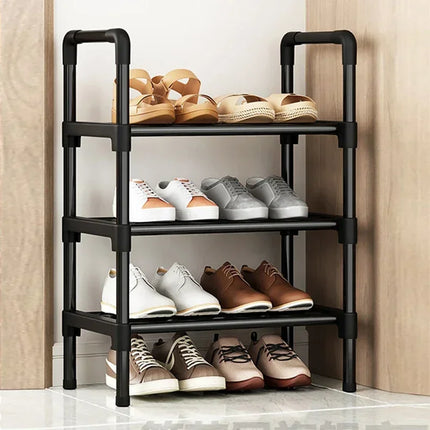 Black Multi-Layer Shoe Rack