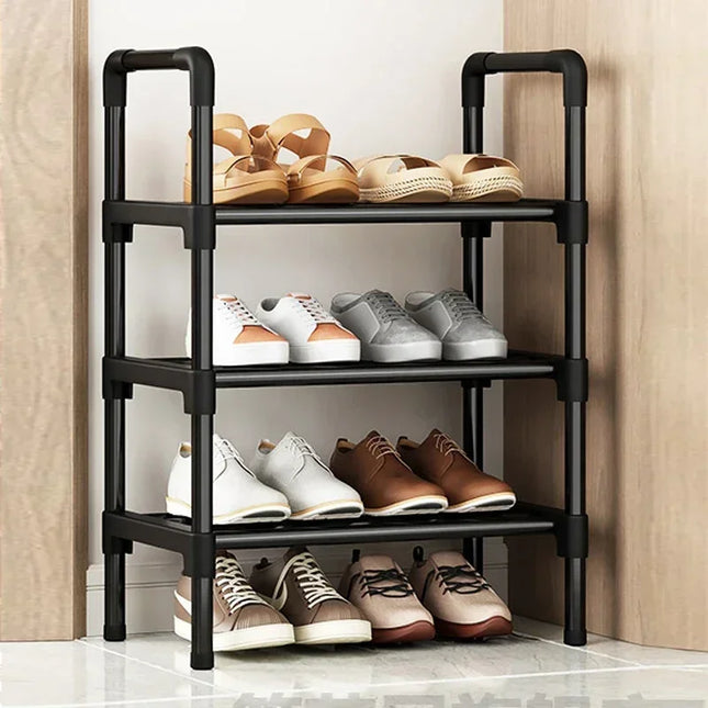 Black Multi-Layer Shoe Rack