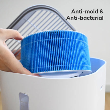ABIRDAY 2-in-1 Air Purifier with Humidifier Combo for Home Allergies and Pets Hair, Smokers in Bedroom, H13 True HEPA Filter