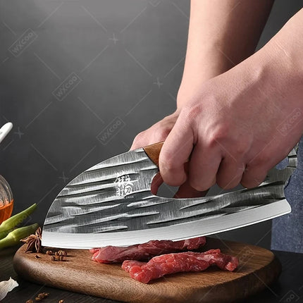 Kitchen Knives Sharpener Stainless Steel Forged Hammer Professional Labor Saving Chopper Boning Knife Meat Cleaver Butcher Knife