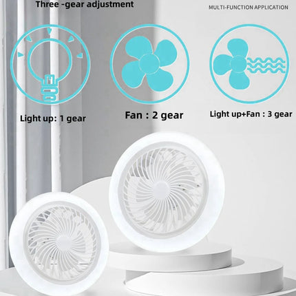 Smart 2-in-1 Ceiling Fan with Light