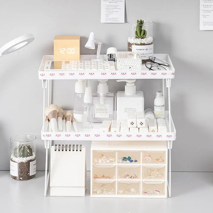 Kitchen Cupboard Organizer Shelf Space Saving Cabinet Foldable Storage Rack Spice Jars Spice Rack Bathroom Kitchen Accessories