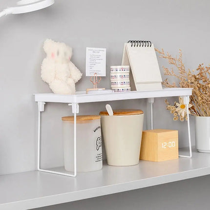 Kitchen Cupboard Organizer Shelf Space Saving Cabinet Foldable Storage Rack Spice Jars Spice Rack Bathroom Kitchen Accessories