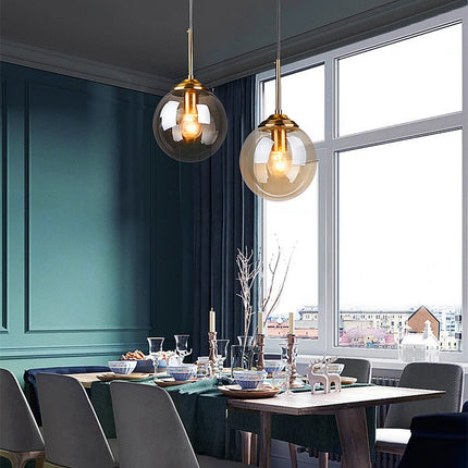 Modern Luxury LED Glass Pendant Chandelier