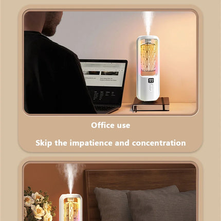 5 Gear Aroma Diffuser Fragrance Essential Oil Aromatherapy Machine Wall Mounted Humidifier Machine Air Freshener Bedroom Toilet