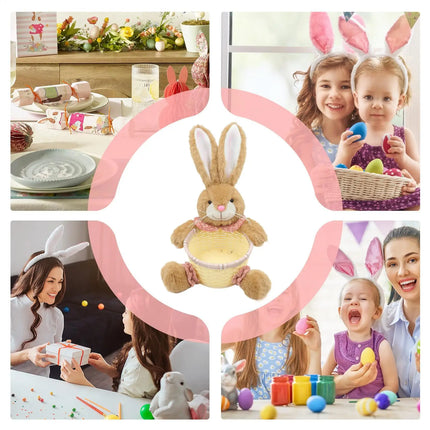 Easter Basket Cute Bunny Shape Eggs Container Candy Storage Basket for Kids Party Home Holiday Family Gatherings Food Snacks