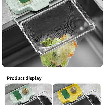 1pc Includes 50 Strainers, Kitchen Sink Strainer Drainage Shelf Multi-Purpose Storage Rack Kitchen Waste Sink Residue Mesh Shelf