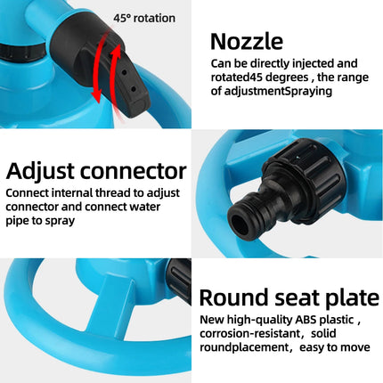 360° Rotating Garden Sprinkler System