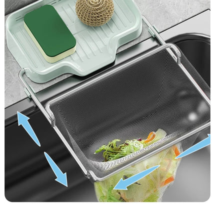 1pc Includes 50 Strainers, Kitchen Sink Strainer Drainage Shelf Multi-Purpose Storage Rack Kitchen Waste Sink Residue Mesh Shelf