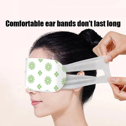 Disposable Herbal Steam Eye Mask With Warm And Hot Compress To Soothe Relax The Eyes, Shading And Eye Protection Portable Travel