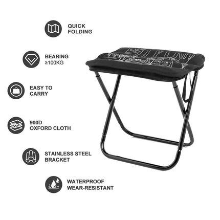 Portable Camping Stool Lightweight Foldable Chair