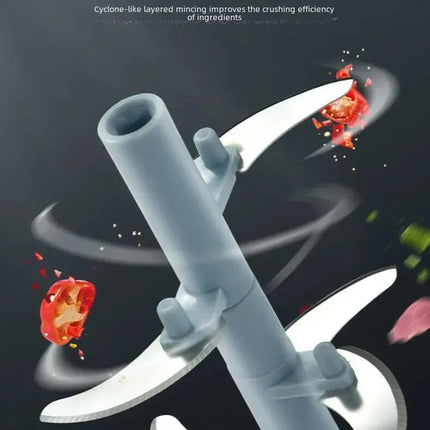 Home Kitchen Manual Ginger Grinder Garlic Mud Splasher Multifunctional Vegetable Cutter Handheld Meat Grinder Modern Minimalist