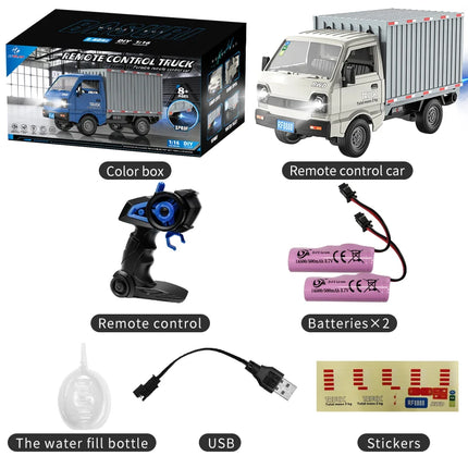 RC Car 2.4GHZ 1:16 Simulation Drift Climbing Truck LED Lights Remote Control Car Electric Toys For Kids Model Boy's Gifts