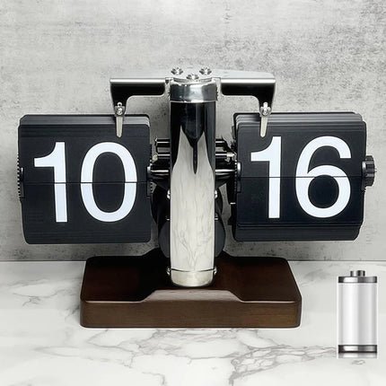 Modern Flip Clock Turning Page Timepiece