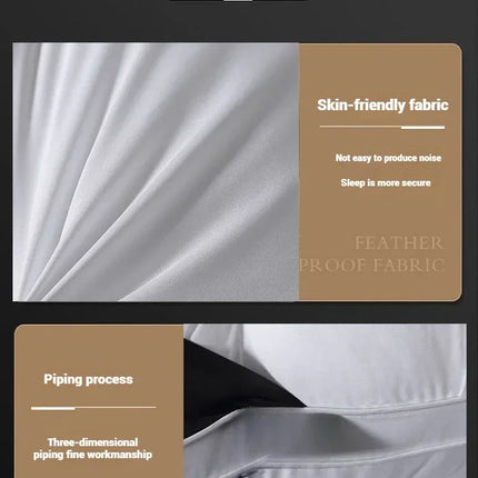 Comfortable Pillows for Sleeping 5-star Hotel Pillow Three-dimensional Soft Bilateral Washed Solid Color Pillow Sleeping Pillows