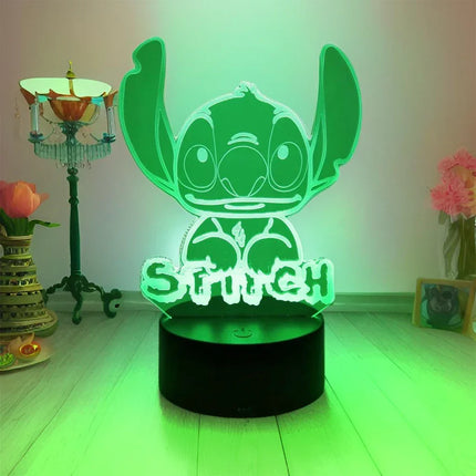 3D Stitch Night Light