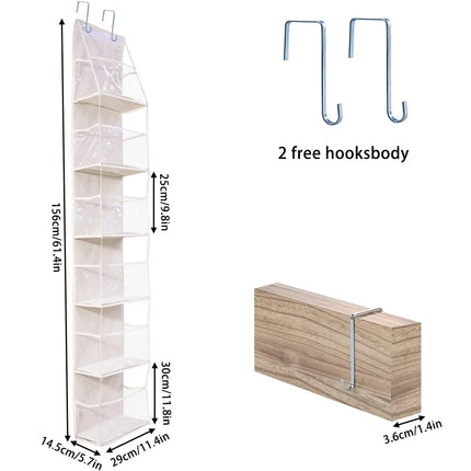 Over-the-Door Hanging Organizer for Bathroom