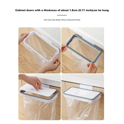 Kitchen Hanging Trash Can, Waste Bin, Garbage Rack, Tool Storage Holders, Trash Racks, Fashion Kitchen Cabinet Door Basket