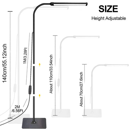 Adjustable Gooseneck Dimmable Reading Light