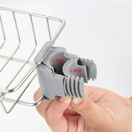 Kitchen Stainless Steel Sink Drain Rack Sponge Storage Faucet Holder Soap Drainer Shelf Organizer Towel Rack Kitchen Accessories