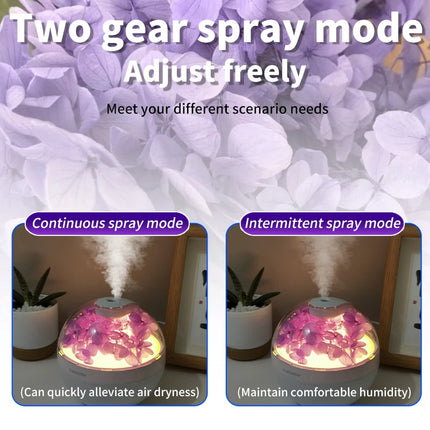 Eternal Flower Humidifier Silent Night Light