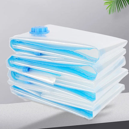 6PCS Vacuum Storage Bags Vacuum Seal Bag with Pump Space Saving Bags for Comforters Clothes Pillow Bedding Blanket Storage Bag