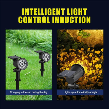 LED Solar Powered Spotlight Lighting