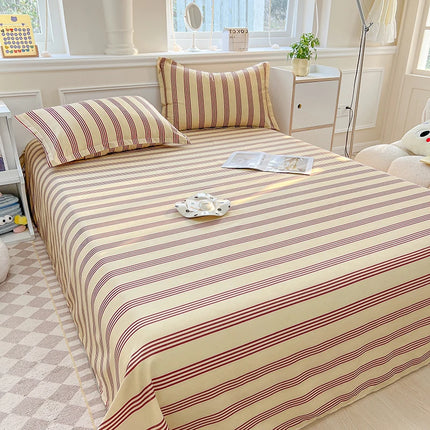 1 printed sheet floral Nordic style Single Double bedding Single Student dormitory bedding (pillowcase not included)