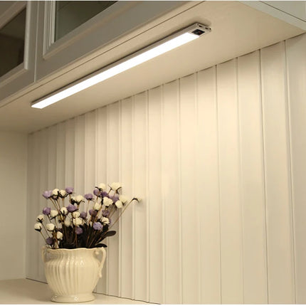 Wall Lamps Indoor LED Lighting Bar Hand Sweep Motion Sensor Light for Bathroom Kitchen Closet 5V USB Rrchargeable Mirror Light