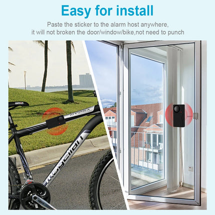 Wireless Vibration Bike Alarm