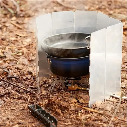 Aluminum Alloy Ultralight Foldable Stove Windscreen
