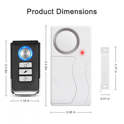Awapow Wireless Door Alarm with Remote Control