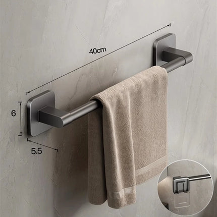 Wall-Mounted Towel & Slipper Rack