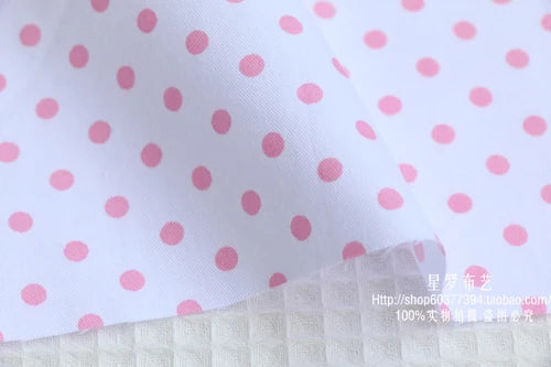 160x50cm Pure Cotton Cartoon Fabric, Making Cone Cake Ice Cream Printing Children's Bedding Cloth
