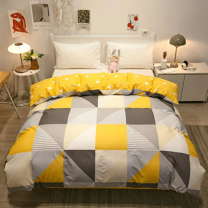 100% Cotton Duvet Cover Double Size Duvet Cover 200x230 Skin friendly Breathable Active Flower Print Pillow Cover Buy separately