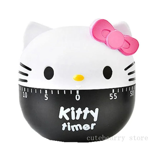 Hello Kitty Kitchen Cooking Reminder Cartoon Kawaii 60 Minute Timer Cooking Baking Helper Kitchen Chronograph Reminder