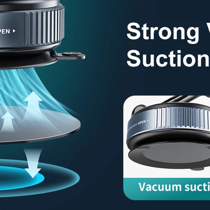 Vacuum Suction Magnetic Phone Holder for Magsafe 360° Adjustable Car Phone Mount & Retractable Vacuum Cell Phone Holders Phones